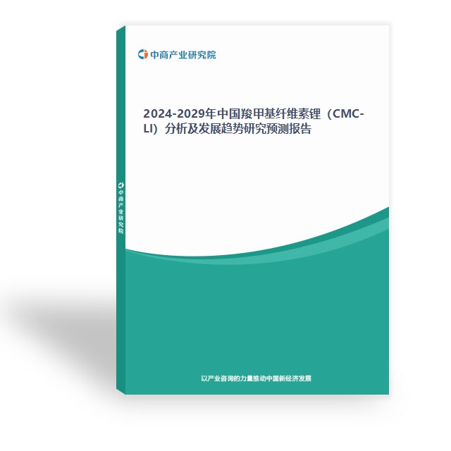 2024-2029年中國羧甲基纖維素鋰（CMC-LI）分析及發展趨勢研究預測報告