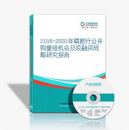 2016-2020年磷肥行業并購重組機會及投融資戰略研究報告